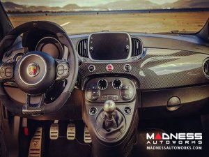 FIAT 500 Custom Dashboard - Carbon Fiber - 2016+